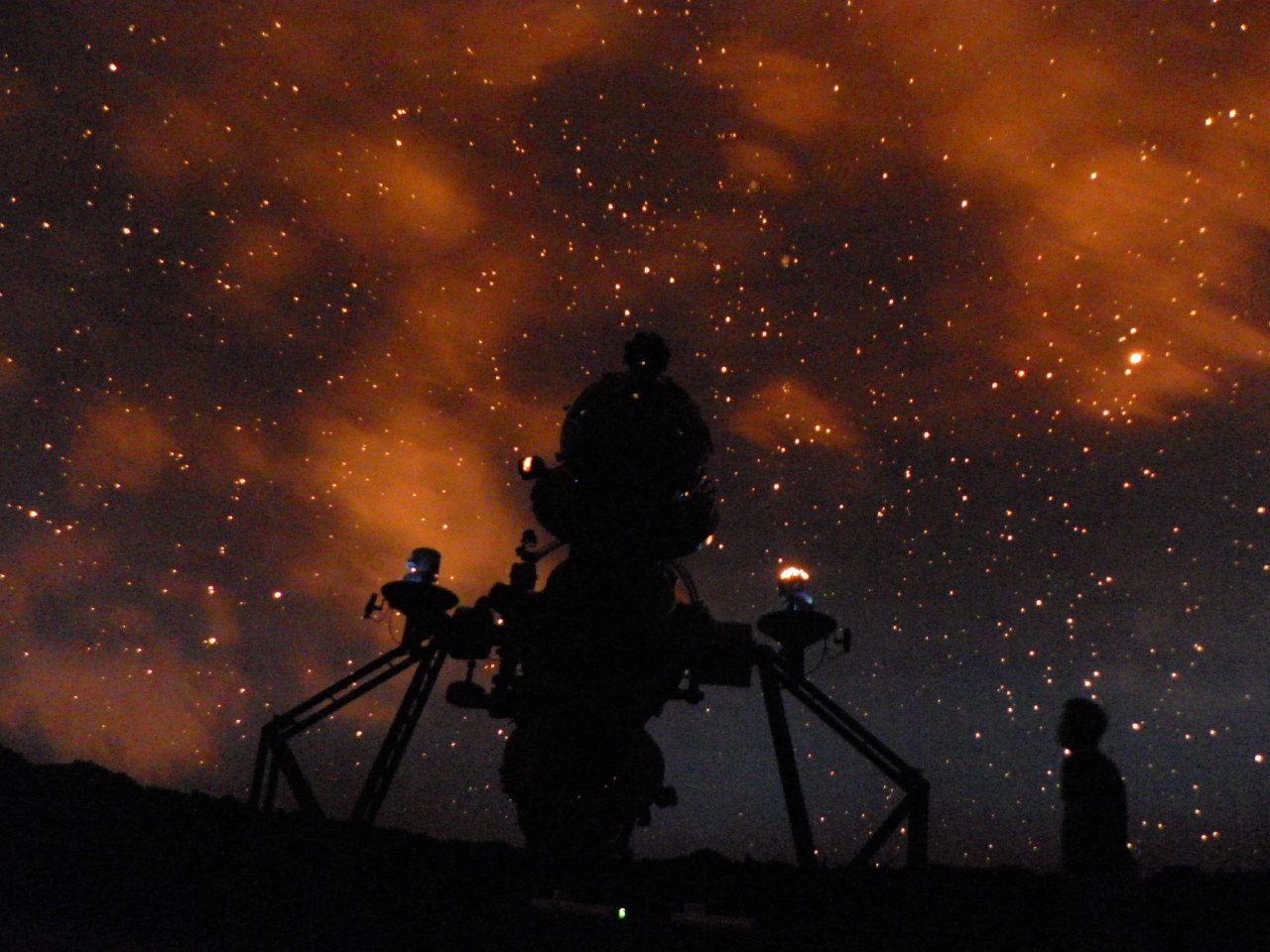 El proyector del Planetario Humboldt se apaga